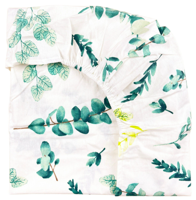Простыня в стандартную кроватку 120x60 см №26 Эвкалипт (143032)