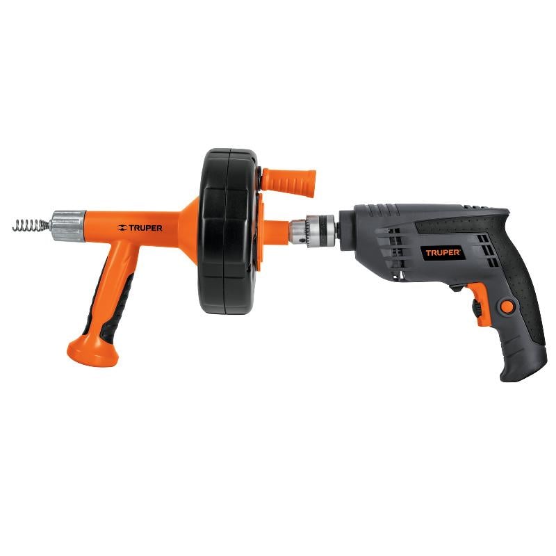 Пистолет для чистки дренажных систем Truper Deca-25X Сталь 7,6 м - фото 2