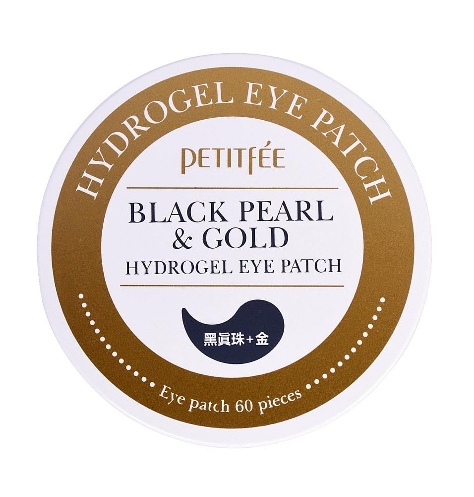 Патчи для глаз гидрогелевые Petitfee&Koelf Жемчуг-Золото Black Pearl&Gold Hydrogel Eye Patch 60 шт. (8809239801820)