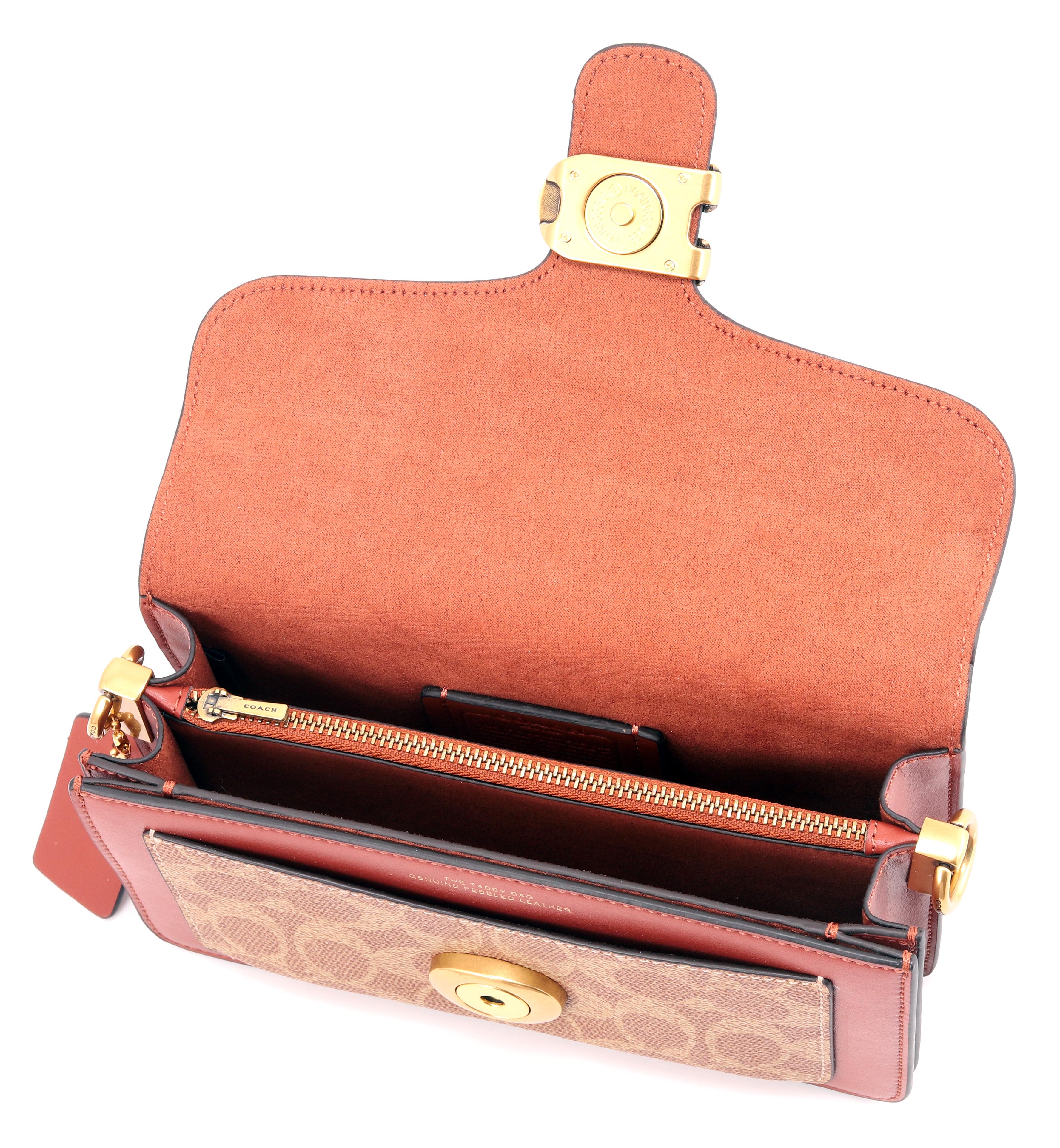 Сумка женская Coach Signature Monogram Mini Red - фото 4