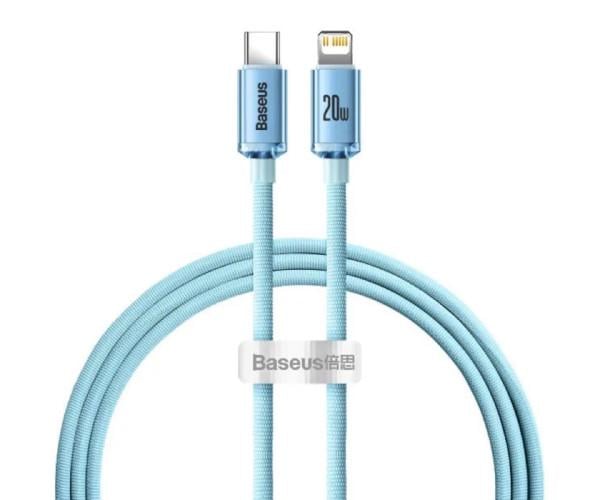 Кабель Data BASEUS Gem USB-C to Lightning 20W 2 м Galaxy Blue