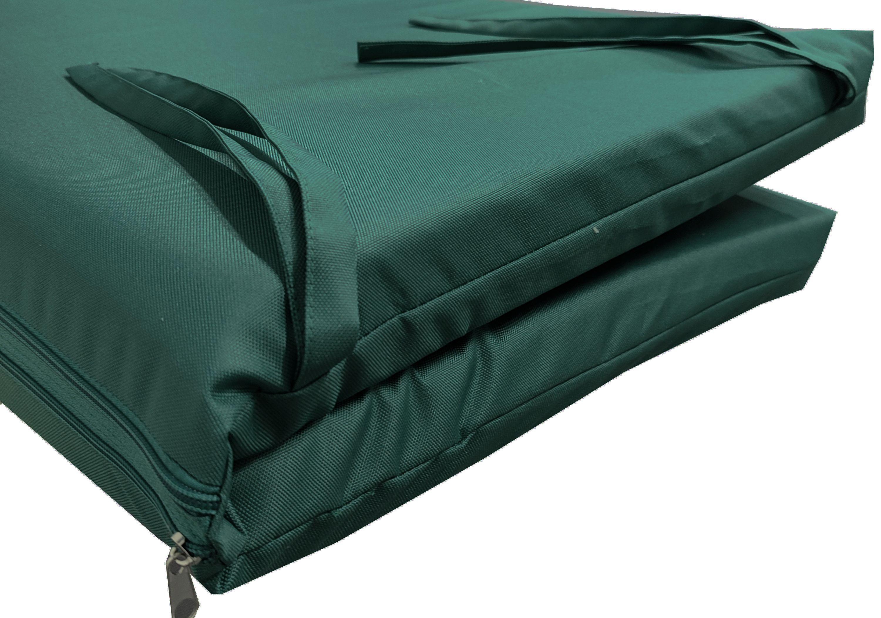 Матрас для качелей eGarden BOX водоотталкивающий 170x110x6 см Темно-зеленый (5790) - фото 3 Матрас для качелей eGarden BOX водоотталкивающий 170x110x6 см Темно-зеленый (5790) - фото 3