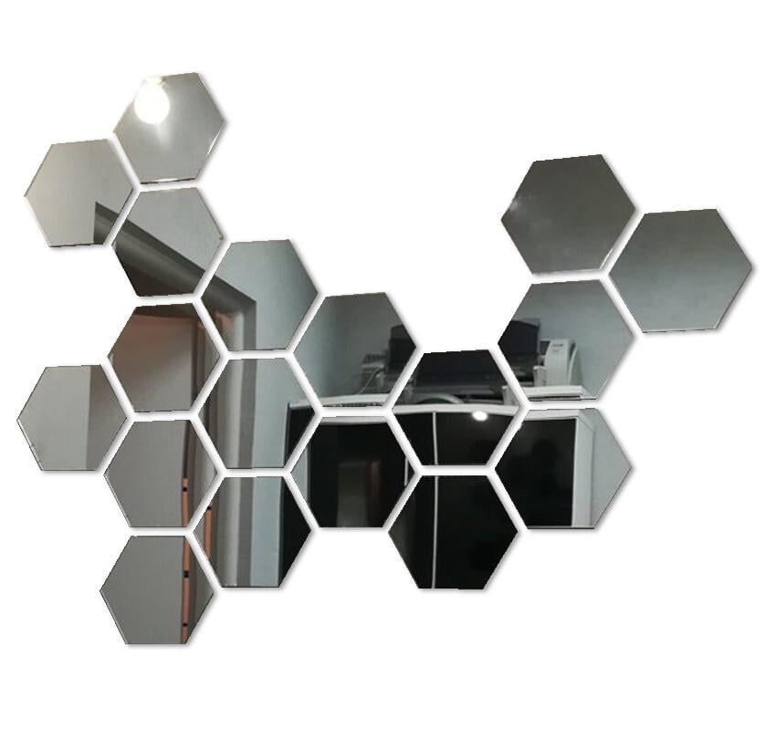 Плитка зеркальная La Mir соты 20х20 см (comb20)