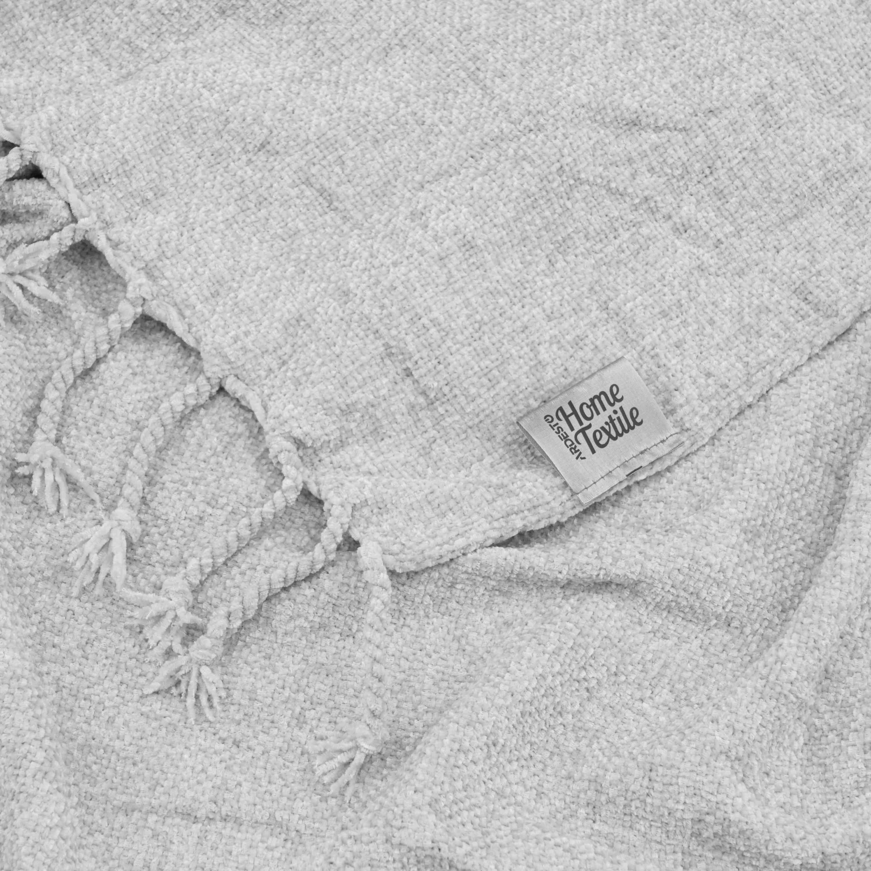 Плед Ardesto Chenille 140x190 см Світло-сірий (ART0201CH) - фото 4 Плед Ardesto Chenille 140x190 см Світло-сірий (ART0201CH) - фото 4