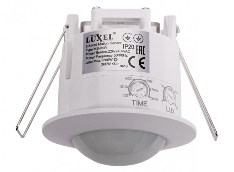 Датчик движения Luxel MS-04W IP20 360 х встроенный (00000005756)