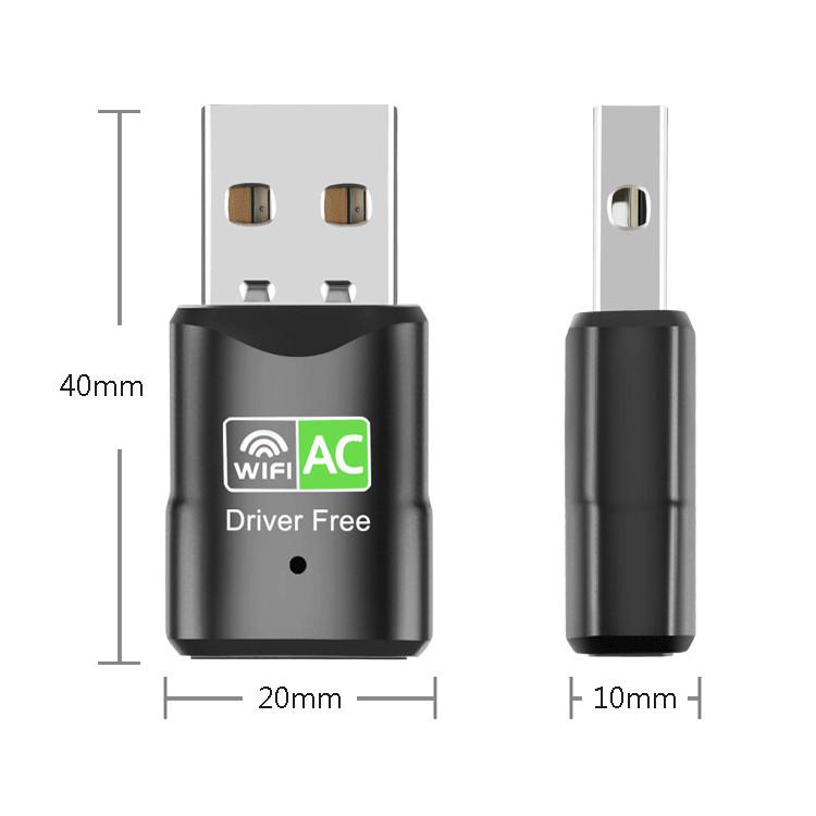 Мережевий адаптери -USB двохдіапазонний Wi-Fi U&P 5B07-D 600M Black (SWE-5B07D-BK) - фото 5 Мережевий адаптери -USB двохдіапазонний Wi-Fi U&P 5B07-D 600M Black (SWE-5B07D-BK) - фото 5