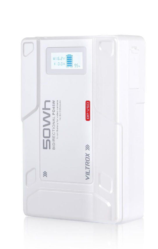 Аккумулятор Viltrox Snowpeak BP-V50 V-Mount BV-50 D-TAP с Type-C 50Wh 3350 mAh 14,8V