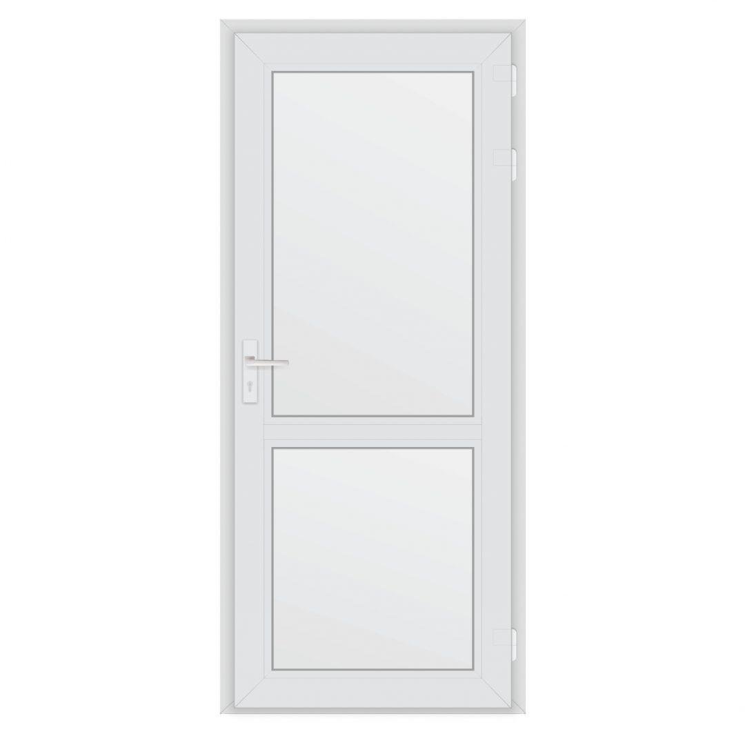 Двері міжкімнатні пластикові Steko з фурнітурою AXOR 2000х900 мм Білий (S500)