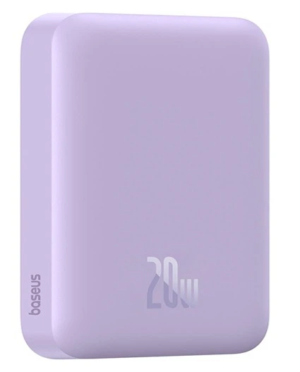 Повербанк Baseus Magnetic Mini Air Wireless Fast Charge 6000 mAh 20W Nebula Purple (KST-P10059002513-00)