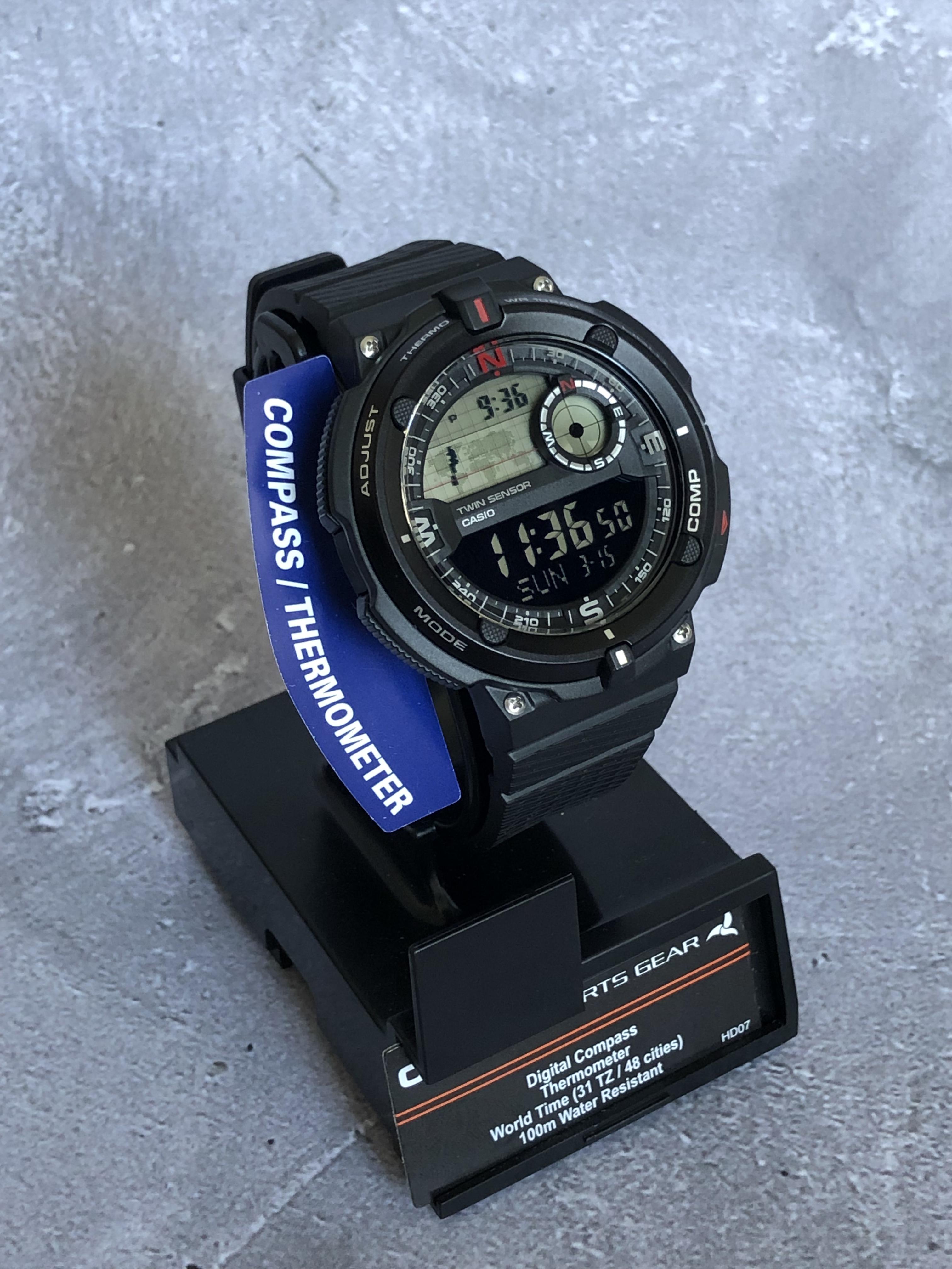 Часы мужские Casio SGW-600H-1BCF (012) - фото 3