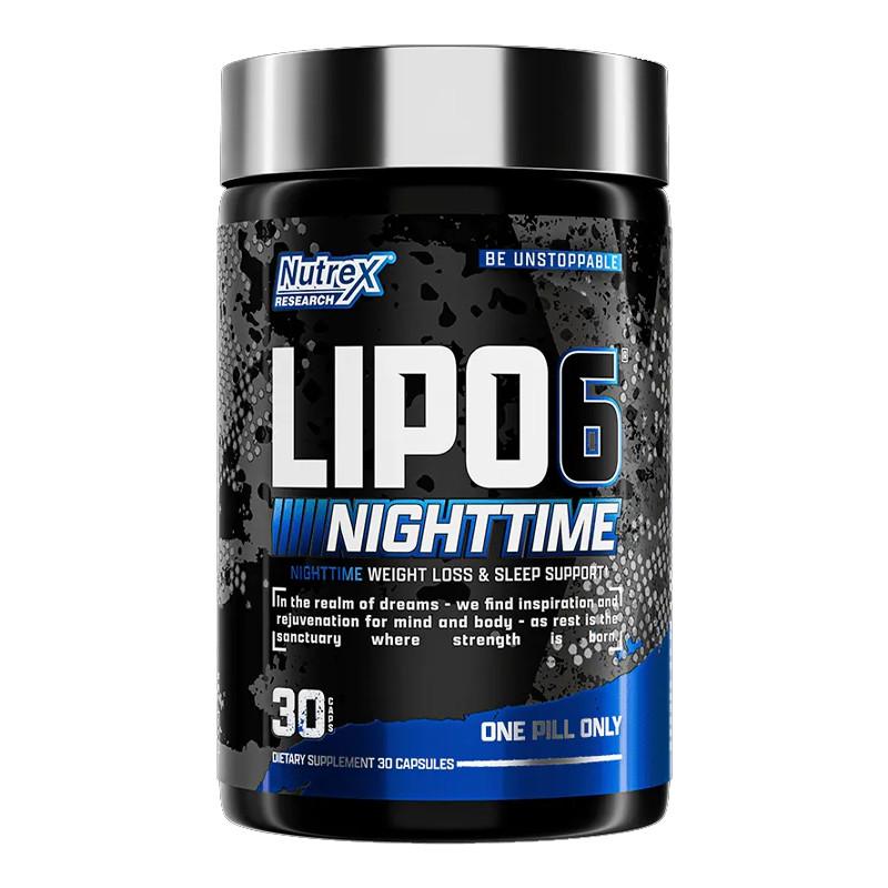 Жиросжигатель комплексный Nutrex Lipo 6 Black Black NightTime Ultra Concentrate 30 капс. (18814-01)