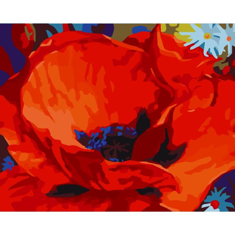 Картина по номерам ArtCraft Маковый цветок 40х50 см (12148-AC)