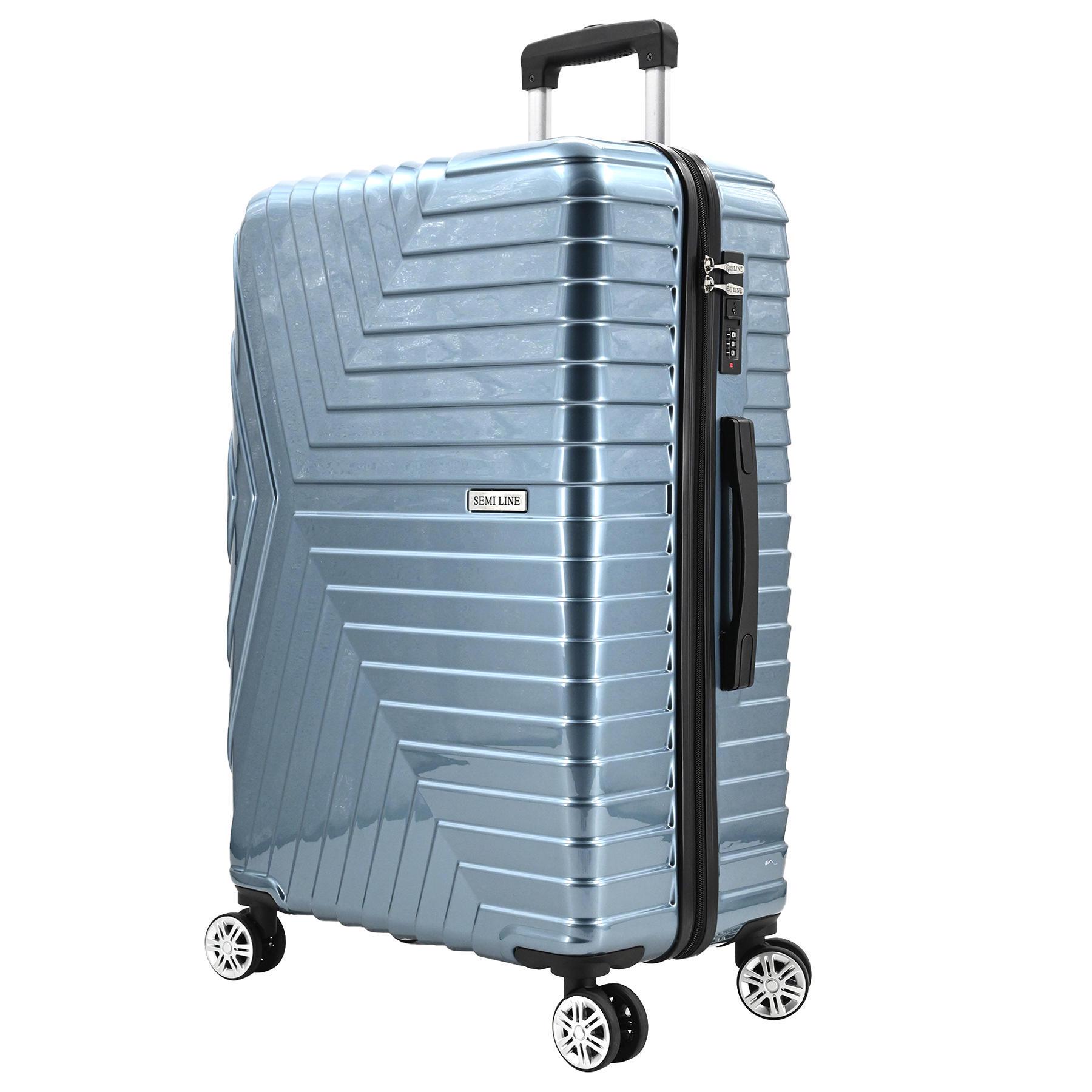 Чемодан Semi Line 24" M Blue (T5764-2)