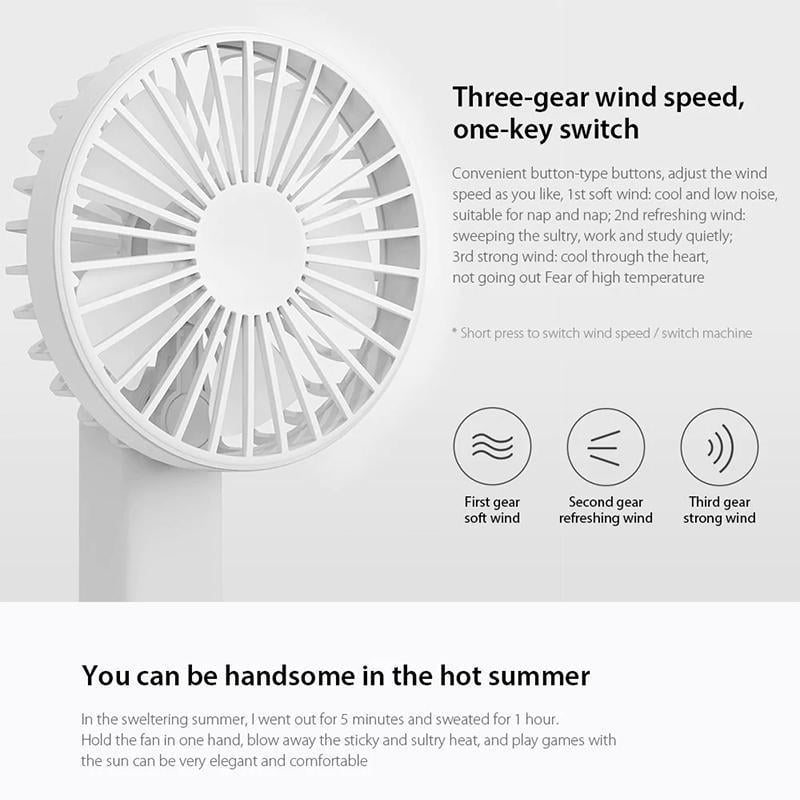 Вентилятор портативный Youpin Qualitell ZS6003 - фото 4