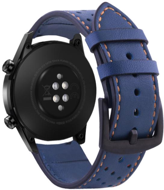 Ремінець шкіряний Classico для Huawei Watch GT/GT2 Blue (16888)