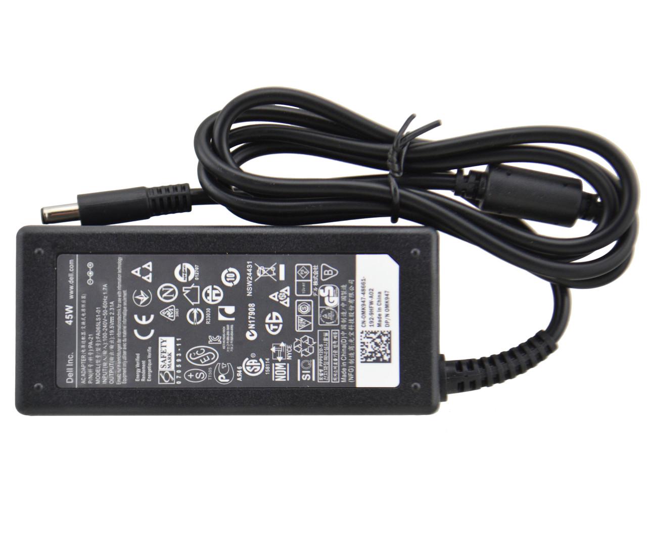 Блок питания RIAS для ноутбука Dell 19,5 V 2,31 A 45 W 4,5x3,0 мм с кабелем питания (3_04555) - фото 2