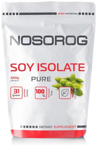 Протеин Nosorog Nutrition Soy isolate 1000 g 28 servings Natural - фото 2