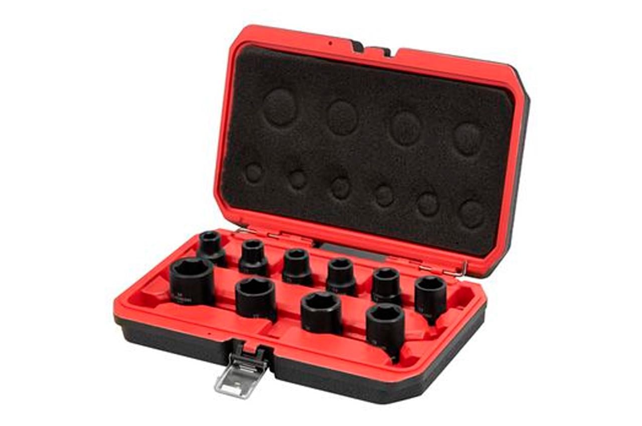 Набір ударних головок Intertool-Storm 1/2" x 10-24 мм 10 шт. (ET-8503)