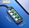 Хаб USB Yhemi 5в1 USB - 4хUSB 3.0 и Type-C (230063) - фото 4