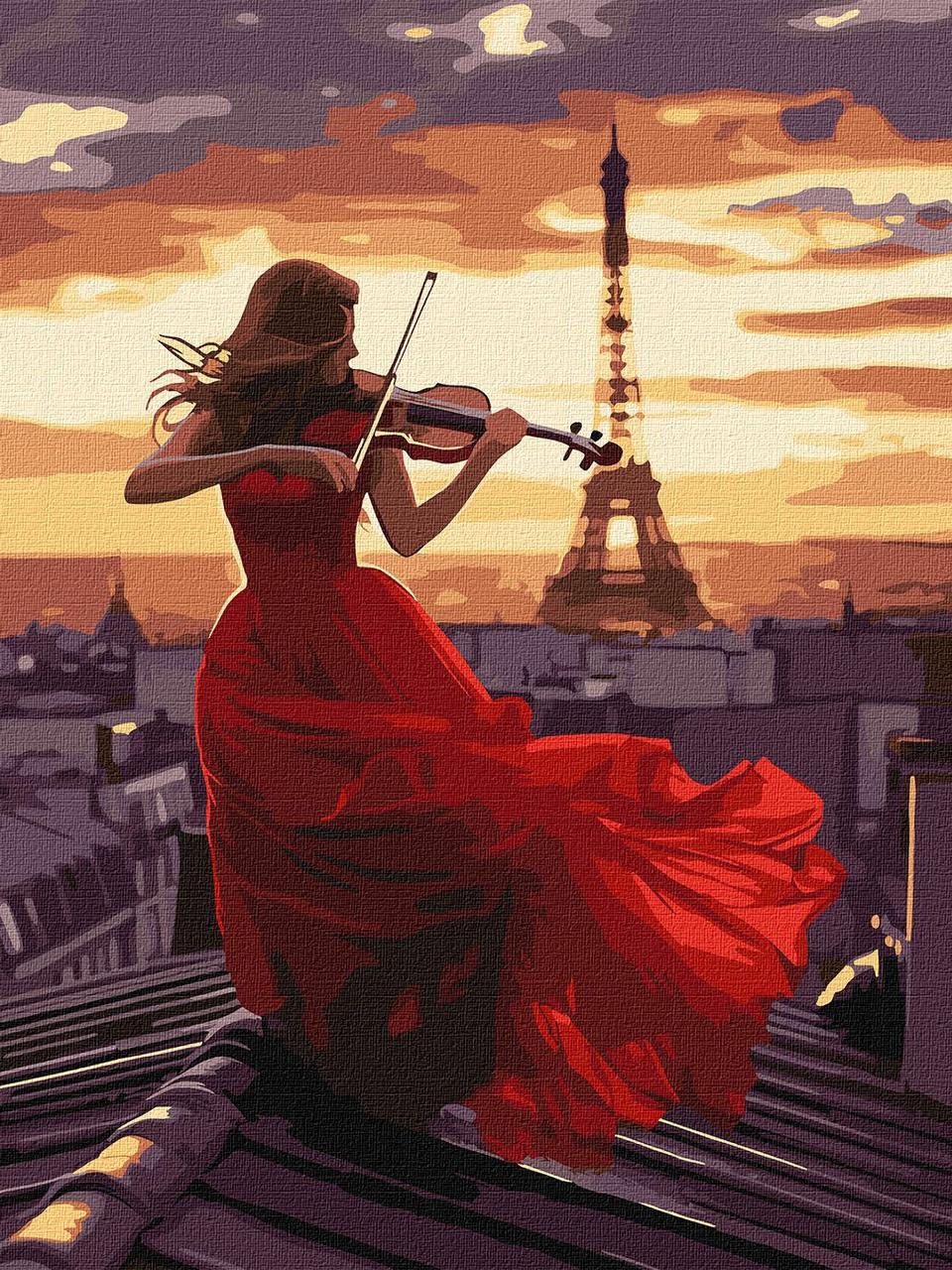 Картина за номерами Ideyka Гра на скрипці 30х40 см (2824290386)