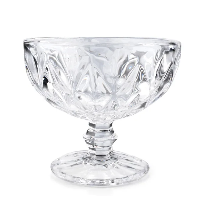 Комплект безбарвних скляних креманок Flora Elise 300 мл 6 шт 30689