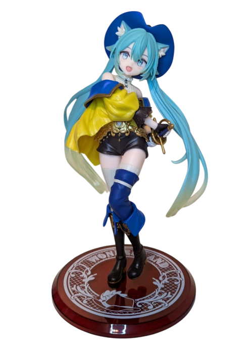 Фигурка аниме Taito Вокалоид Хацуне Мику Hatsune Miku Страна чудес Wonderland Figure Кот в сапогах Puss in Boots 18 см (2579462173)