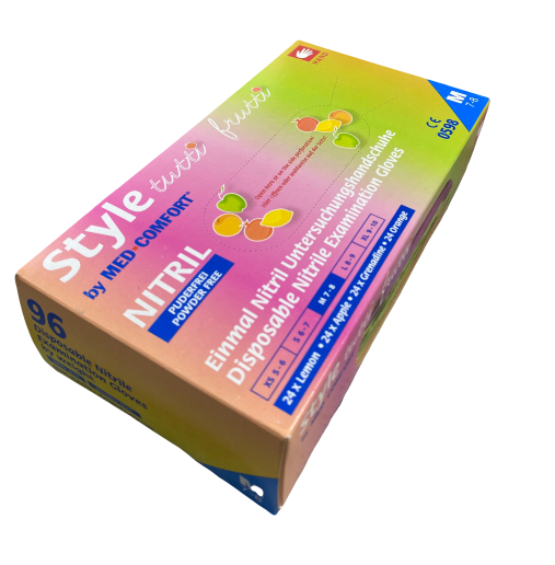 Перчатки AMPri Tutti-Frutti нитриловые M 96 шт. (6-040503) - фото 1