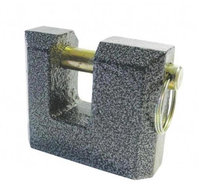 Замок навесной Т-90 П-образный 90 мм Серый (34030648)