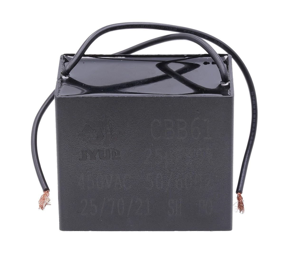 Конденсатор JYUL CBB-61 25мкф 450VAC прямоугольный провод 58х35х49 (кон422) Конденсатор JYUL CBB-61 25мкф 450VAC прямоугольный провод 58х35х49 (кон422)