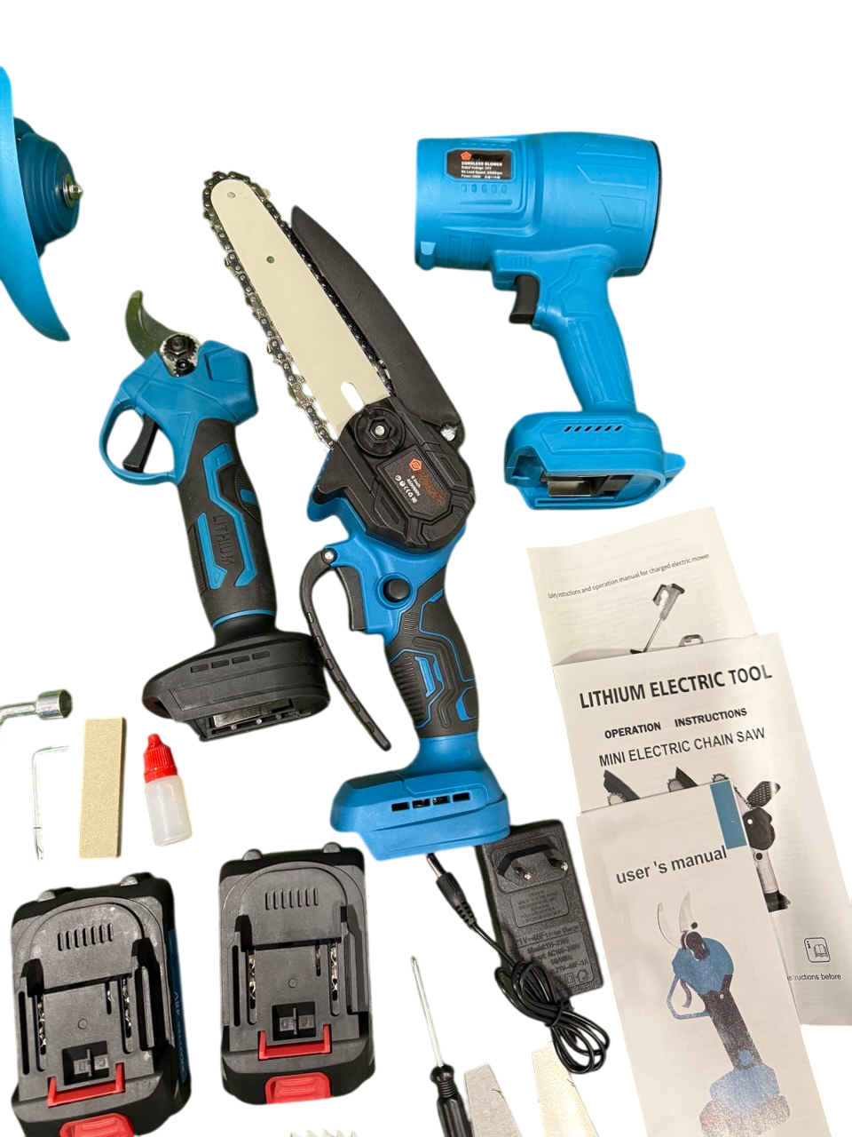 Набір акумуляторний Krafftec 48 V Секатор/Пила/Коса/Повітродувка/Подовжувач/Кущоріз (30069949) - фото 17