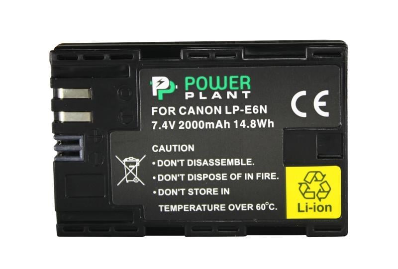 Аккумулятор Power Canon LP-E6N 2000mAh