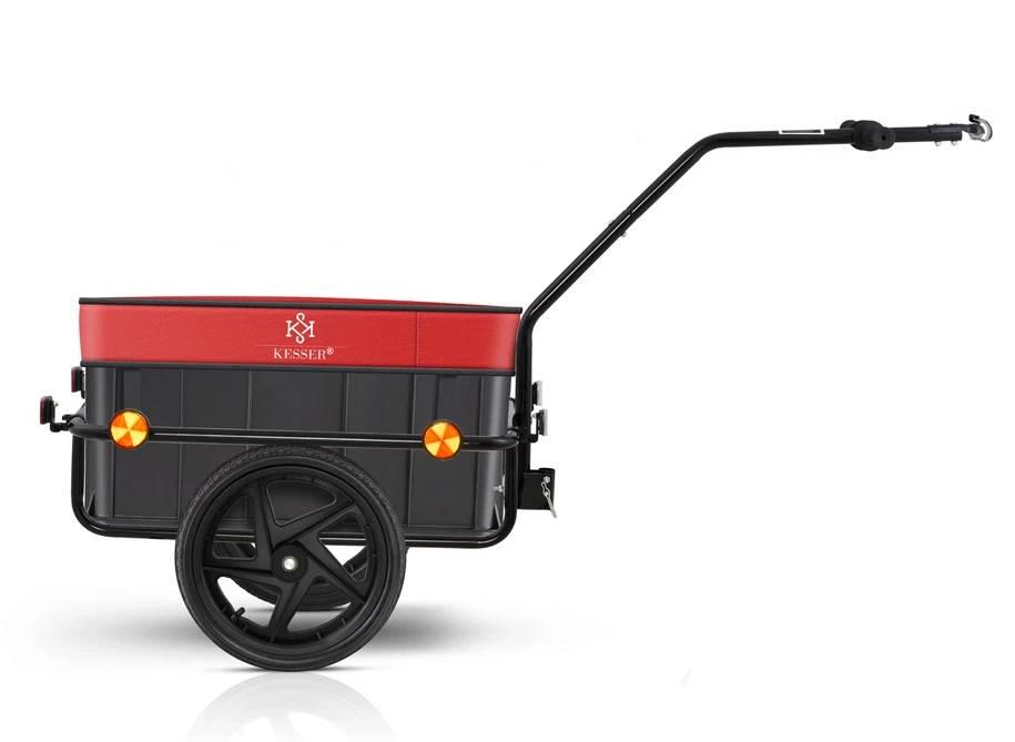 Прицеп велосипедный KESSER 60x85x145 см 2x16" Красный (4260692719246)