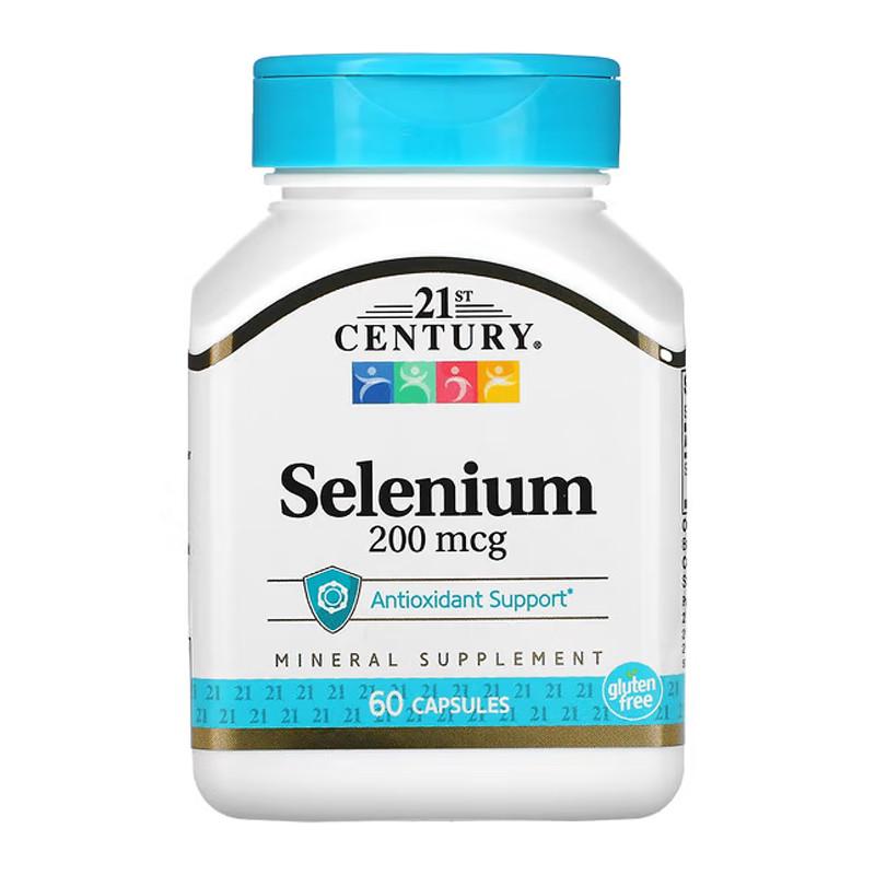 Селен 21st Century Selenium 200 мкг 60 капс. (11232-01)