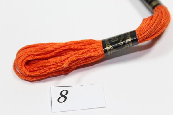 Нитки мулине однотонное 88 м