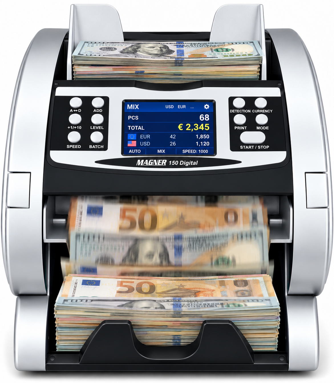 Счетчик банкнот Magner 150 Digital Refurbished UV/MG/IR/MIX