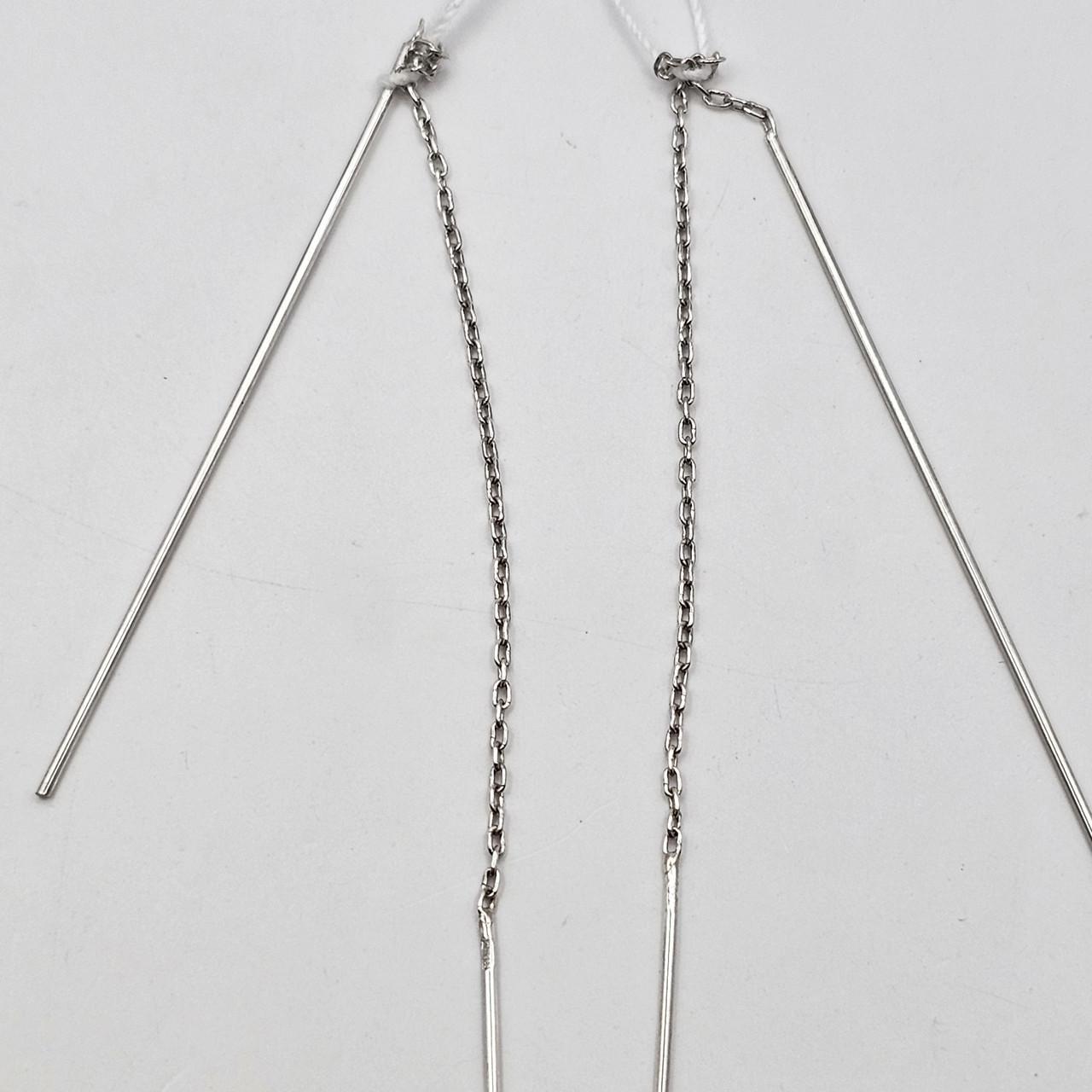 Серебряные серьги-протяжки 0,9 г (2959003746) Серебряные серьги-протяжки 0,9 г (2959003746)