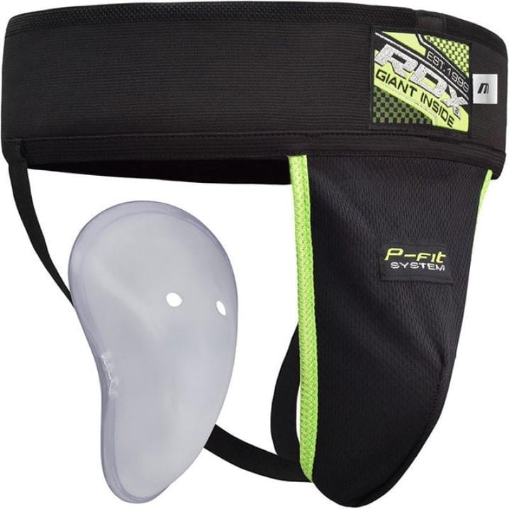 Захист паху RDX H1 Groin Guard support with Gel Cup XL Чорний (3068185058)
