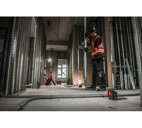 Аккумуляторный линейно-точечный лазерный нивелир Milwaukee M12 CLLP-0C (4933478101) - фото 5