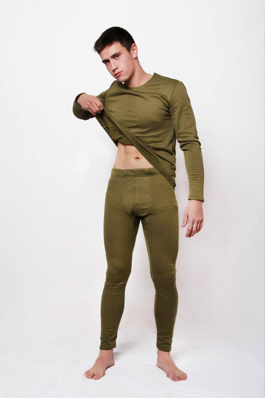 Термобілизна чоловіча вафельна 8123 L Зелений (12782378) - фото 4 Термобілизна чоловіча вафельна 8123 L Зелений (12782378) - фото 4