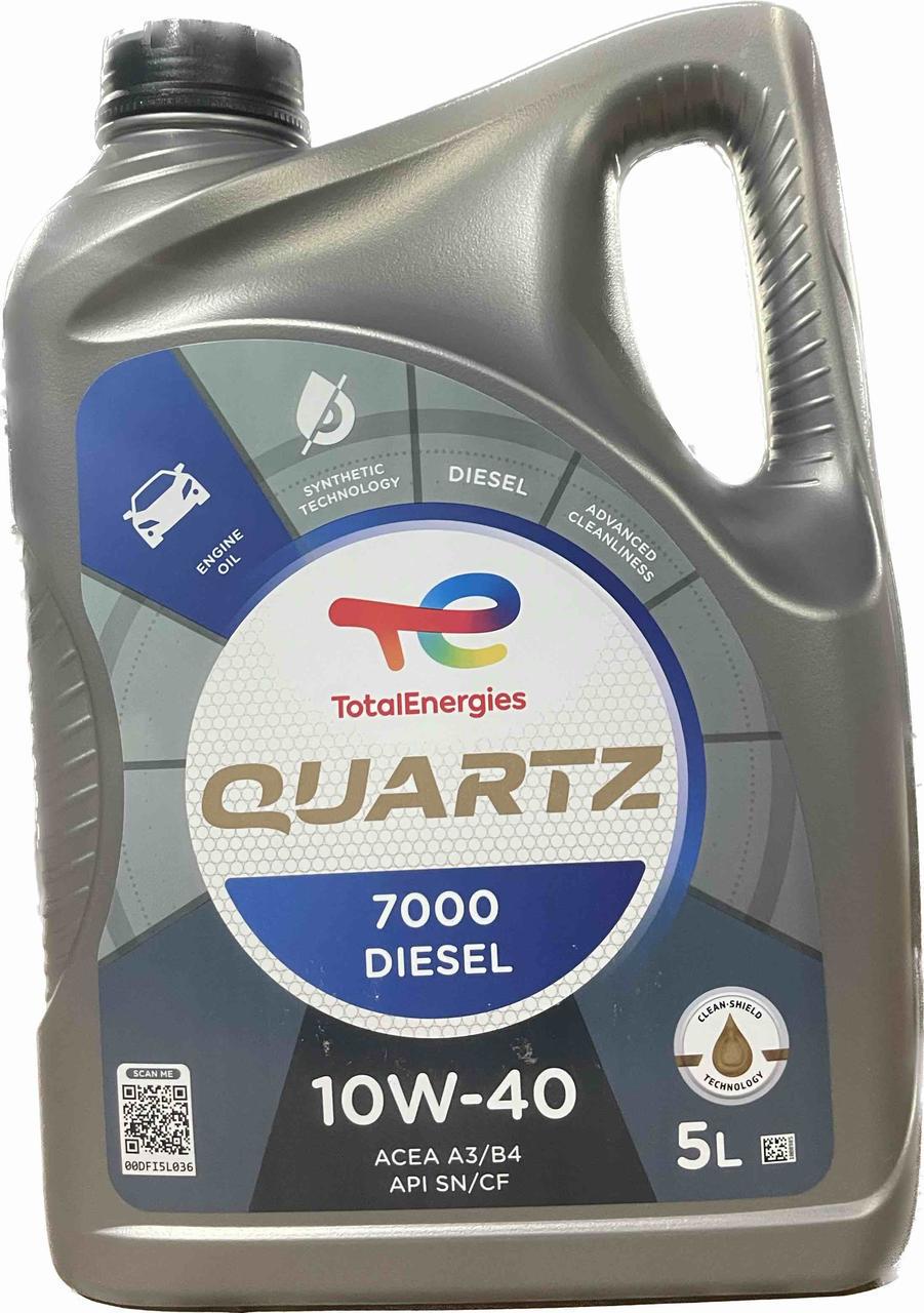 Моторное масло Total Quartz 7000 Diesel 10W-40 5 л (214108)