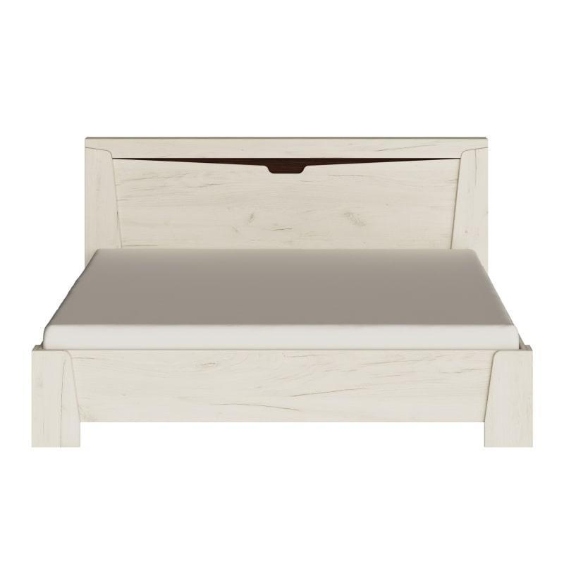 Кровать двуспальная Эверест Либерти-1600 160х200 см Дуб крафт белый (EVR-2086)