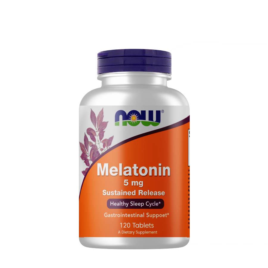 Натуральна добавка NOW Melatonin 5 мг 120 таб. (4500)