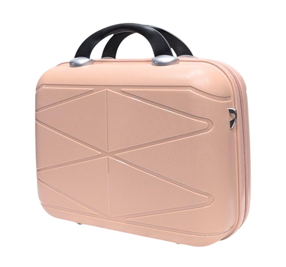 Бьюті-кейс ручна поклажа Madisson Snowball 51304 поліпропілен XS Рожеве золото