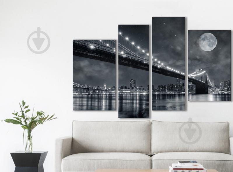 Модульная картина Декор Карпаты Vip Collection 120х80 см (VIP-M4-g885)