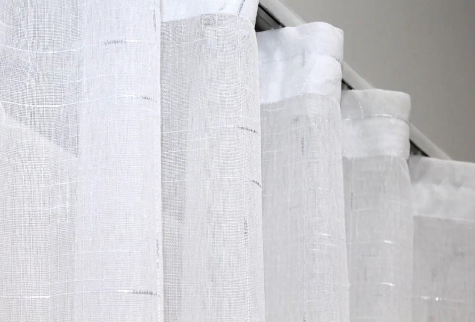 Шторки на кухню з підв'язками 240х170 см Білий (112к) - фото 3