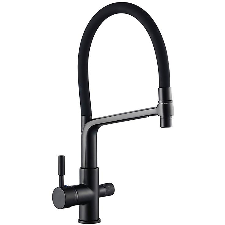 Смеситель для кухни MIXXUS Premium Barolo 021 MI5927 на две воды Черный (132067)