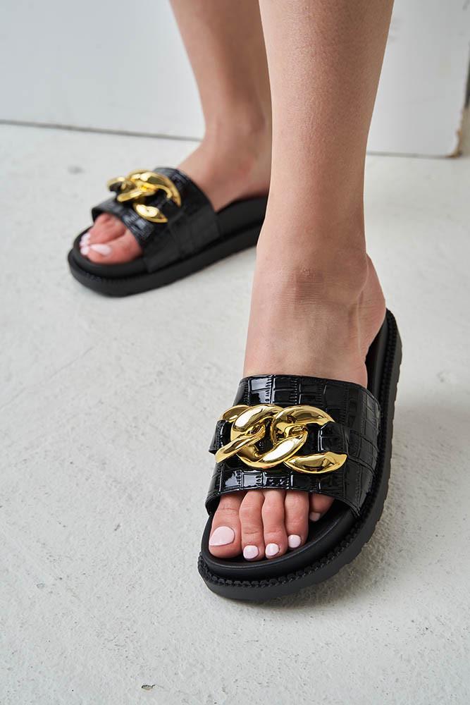 Шлепанцы женские Soprano р. 39 Черный (169658)