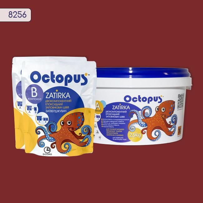 Затирка для плитки Octopus Zatirka 8256 эпоксидная 2,5 кг