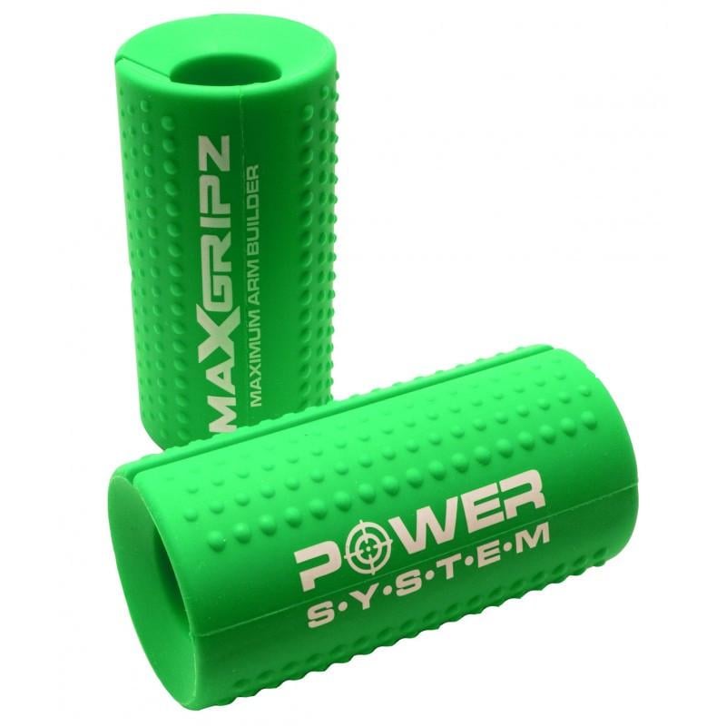 Розширювачі грифа Power System Max Gripz PS-4056 M 2 шт. 10х5 см Green
