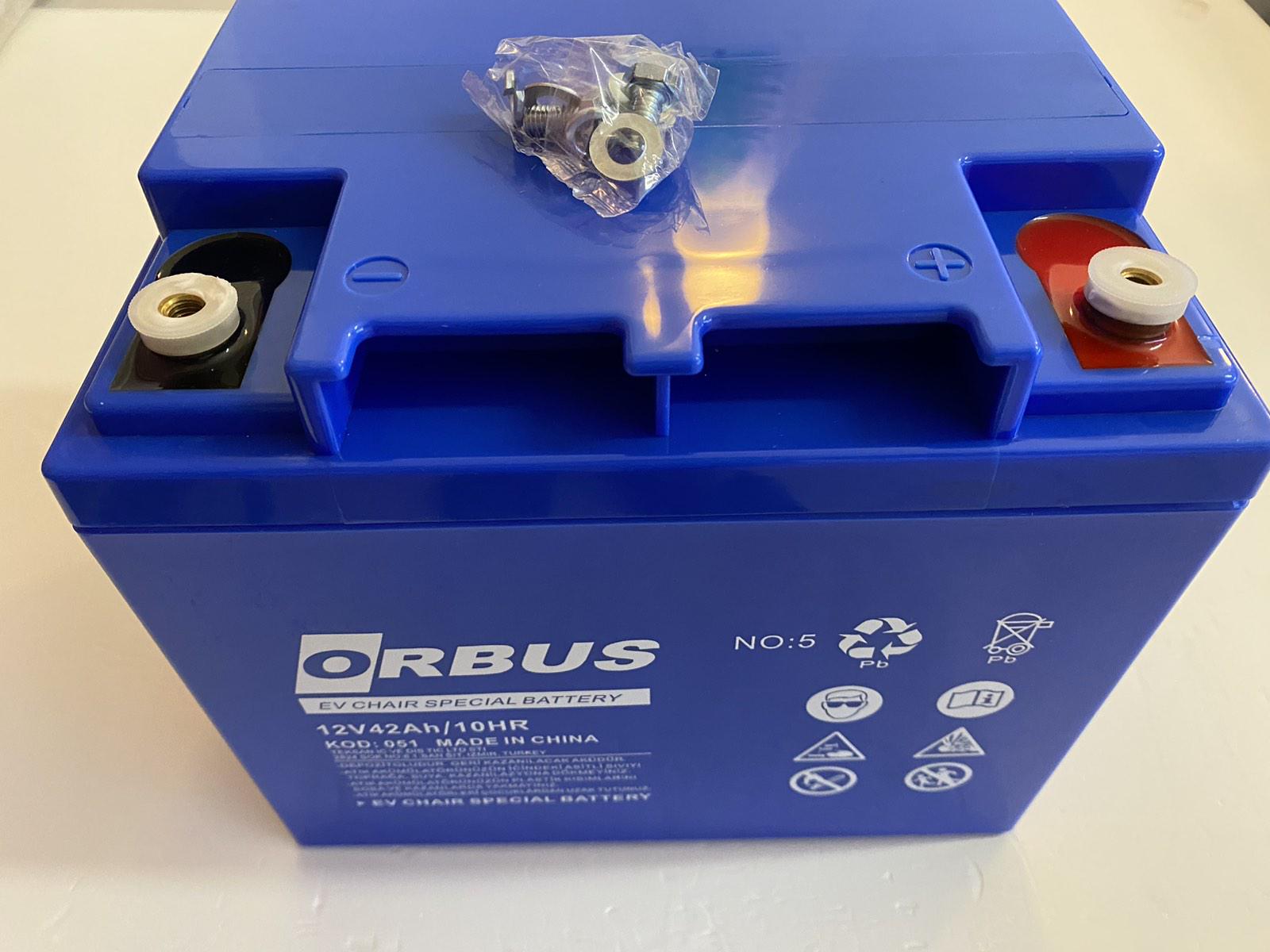 Аккумуляторная батарея Orbus EN-12-42 GEL 12V 42 Ah 197x165x175 мм 14кг Q1/48 - фото 4 Аккумуляторная батарея Orbus EN-12-42 GEL 12V 42 Ah 197x165x175 мм 14кг Q1/48 - фото 4